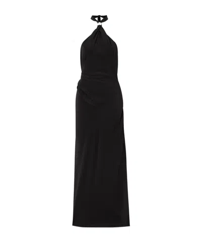 Sir Rioja Silk Maxi Dress In Black