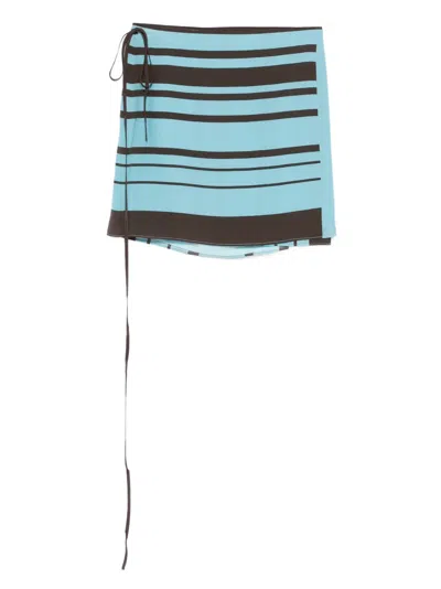 SIR RIOJA WRAP MINI SKIRT