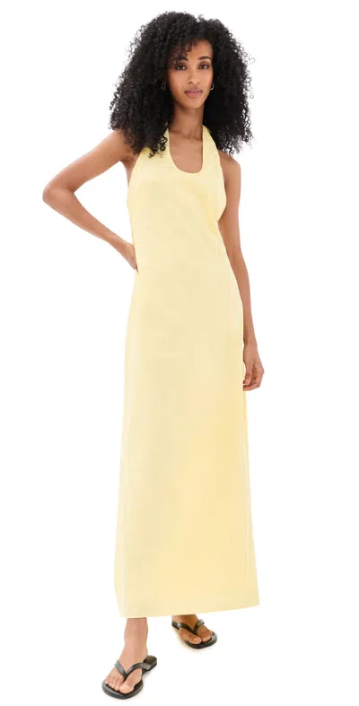 Sir Rochelle Halter Maxi Dress Pale Yellow