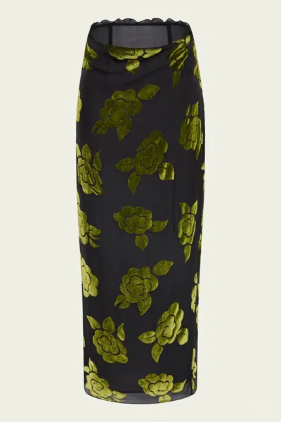 Sir Roxane Skirt In Cloud Green
