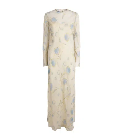 Sir . Satin Floral Cecile Maxi Dress