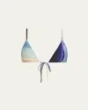 Sir Sunview String Brief In Shoreline Stripe