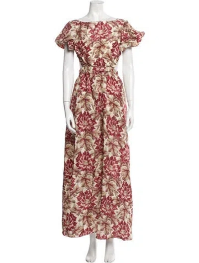 Pre-owned Sir Silk Long Dress In Multi