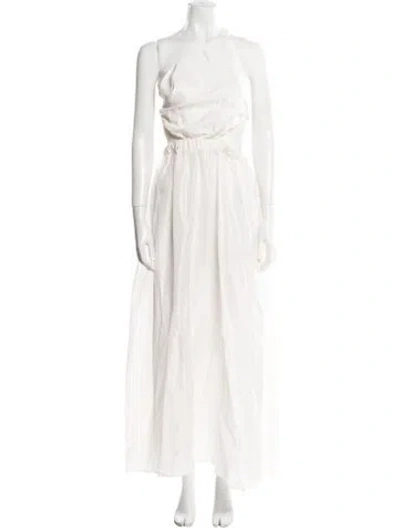 Pre-owned Sir Silk Long Dress In Neutral
