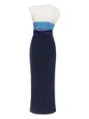 SIR SILK MIDI DRESS