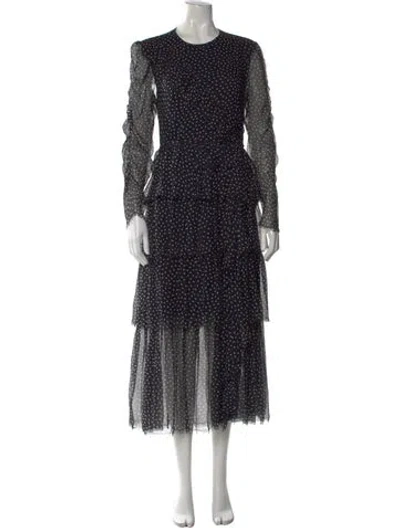 Pre-owned Sir Silk Midi Length Dress In Neutral