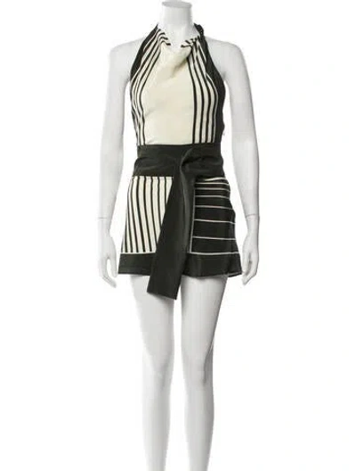 Pre-owned Sir Silk Mini Dress In Green