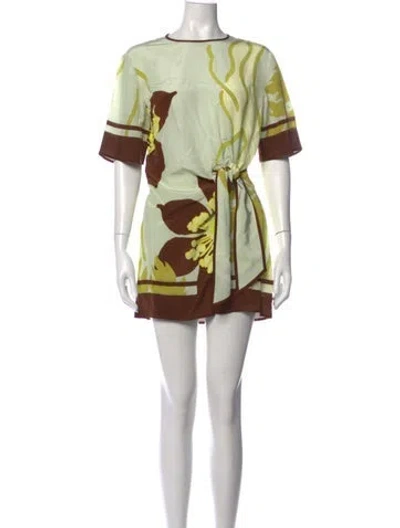 Pre-owned Sir Silk Mini Dress W/ Tags In Green