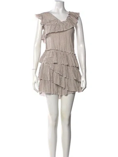 Pre-owned Sir Silk Mini Dress W/ Tags In Neutral