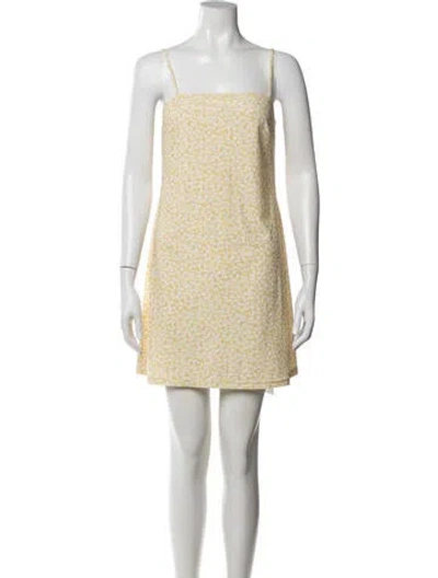 Pre-owned Sir Silk Mini Dress In Yellow