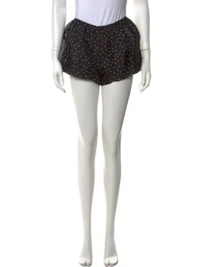 Pre-owned Sir Silk Mini Shorts W/ Tags In Black/white