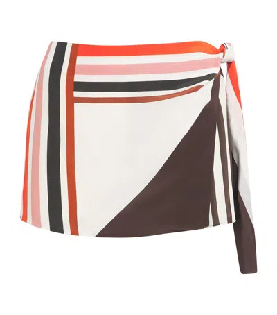 SIR SILK THISTLE WRAP SKORT