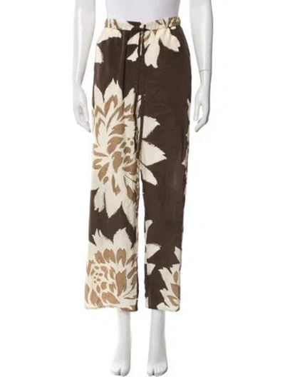 Pre-owned Sir Silk Wide Leg Pants In Multi