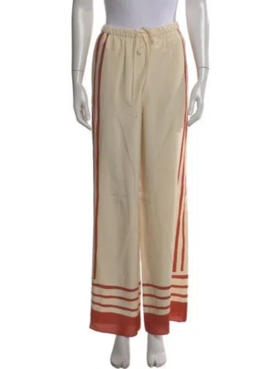 Pre-owned Sir Silk Wide Leg Pants In Neutral