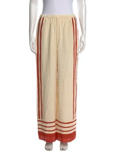 Pre-owned Sir Silk Wide Leg Pants In Neutrals