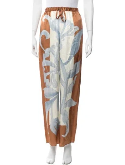 Pre-owned Sir Silk Wide Leg Pants In Neutrals