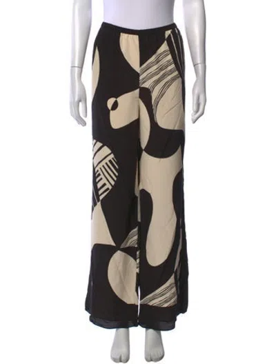 Pre-owned Sir Silk Wide Leg Pants In Neutrals