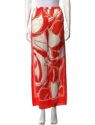 Pre-owned Sir Silk Wide Leg Pants W/ Tags In Orange