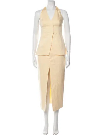 Pre-owned Sir Skirt Set In Yellow