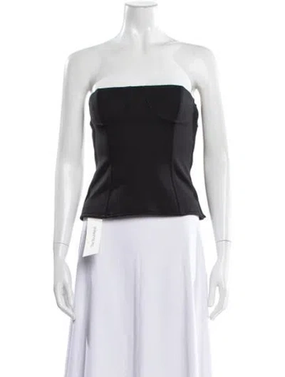 Pre-owned Sir Strapless Top In Gray