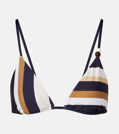 Sir String Striped Bikini Top In Multi