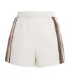 Sir Elasticated Waistband Mini Shorts In White