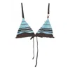 Sir Rioja String Triangle Top Pacha Mineral Stripe In Blue