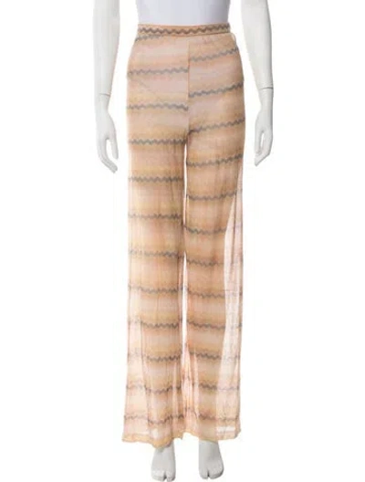 Pre-owned Sir Striped Wide Leg Pants In Multicolor