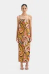 Sir Talulah Column Dress In Sanderling Floral