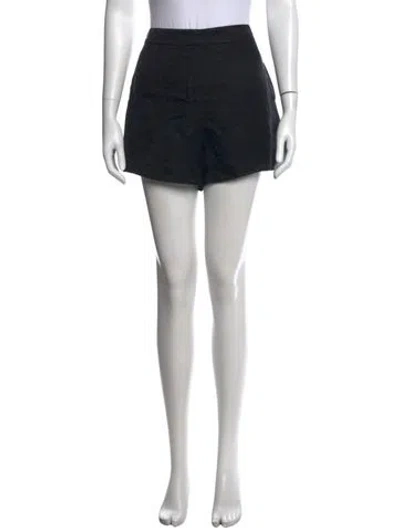 Pre-owned Sir The Label Linen Mini Shorts In Black