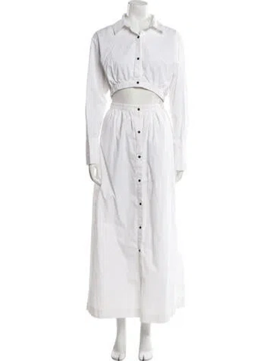Pre-owned Sir The Label Skirt Set In White