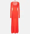Sir Valejo Halter Dress In Orange
