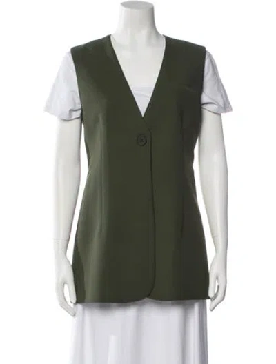 Pre-owned Sir Vest In Green