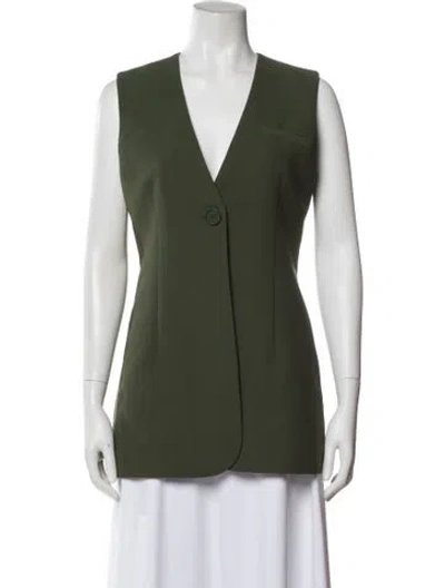 Pre-owned Sir Vest In Green