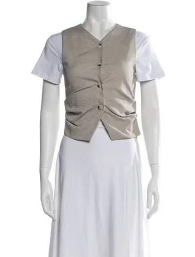 Pre-owned Sir Vest In Neutral