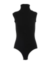 Sir-vice Woman Bodysuit Black Size 1 Wool, Cashmere In Black