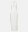 Sir Violet Halterneck Linen Maxi Dress In White
