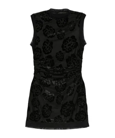 Sir Vittoria Mini Dress In Black