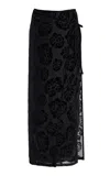 Sir Vittoria Wrap-effect Maxi Skirt