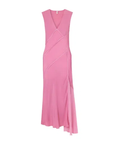 Sir V-neck Dress In Pink