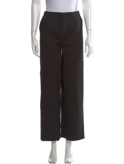 Pre-owned Sir Wide Leg Pants In Black