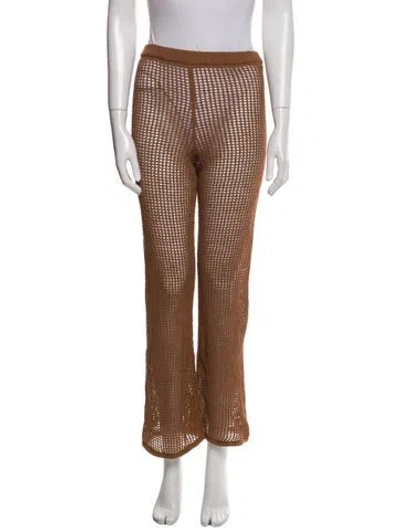 Pre-owned Sir Wide Leg Pants In Brown