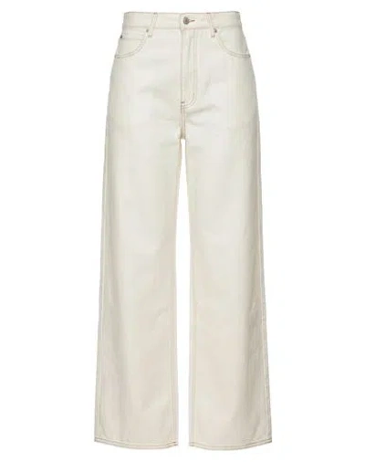 Sir . Woman Jeans Ivory Size 25 Cotton