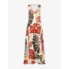 Sir Womens Fiorello Rosso Julietta Woven Maxi Dress In Multi