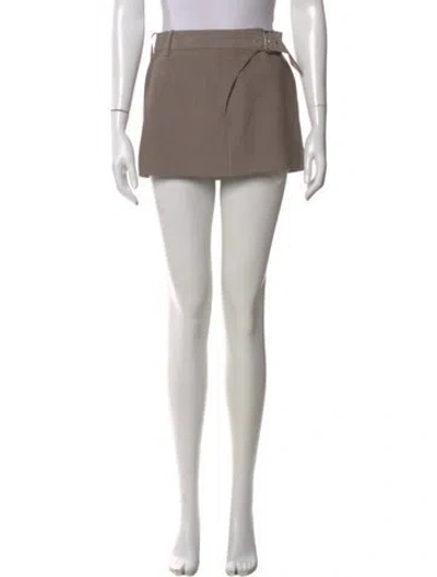 Pre-owned Sir Wool Mini Skirt In Gray