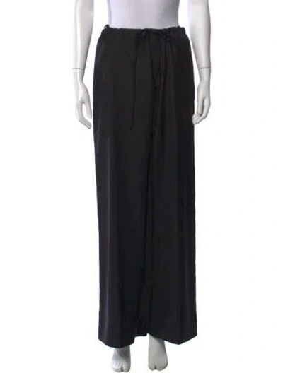 Pre-owned Sir Wool Wide Leg Pants In Black/brown
