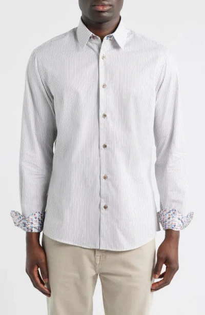 Siragusa Sinai Collection Luxe Cotton Dress Shirt In White