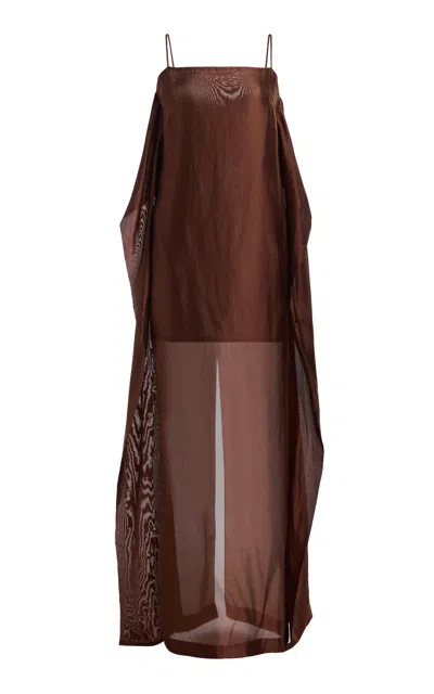 Sirapop Exclusive Grace Organza Dress In Brown