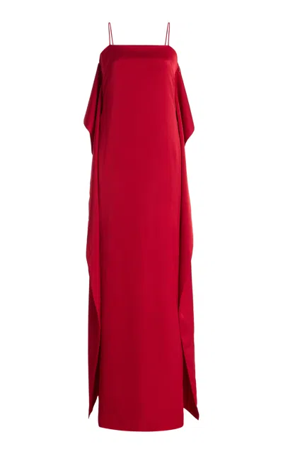 Sirapop Exclusive Grace Satin Dress In Red