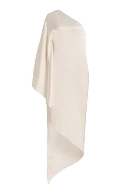Sirapop Exclusive Vivian Satin Maxi Dress In White